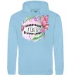 Жіноча толстовка (худі) Найкраща у світі вчителька Блакитний фото