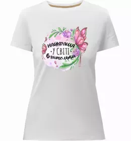 Женская премиум футболка