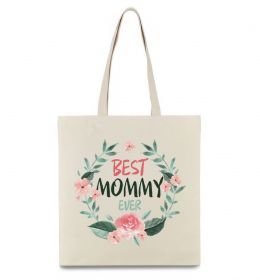 Еко-сумка Best mommy ever flowers