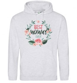 Жіноча толстовка (худі) Best mommy ever flowers