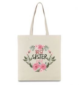 Еко-сумка Best sister ever flowers