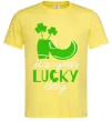 Чоловіча футболка It's your lucky day Лимонний фото