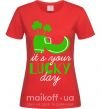 Жіноча футболка It's your lucky day Червоний фото