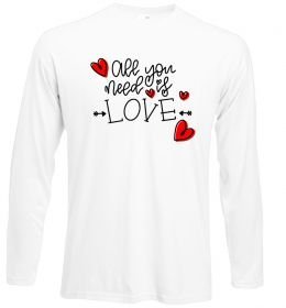 Лонгслів All you need is love hearts and arrows Лонгслів All you need is love hearts and arrows