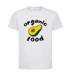 Детская футболка Organic food avocado Белый фото
