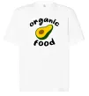 Футболка Оверсайз Organic food avocado Белый фото