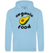 Жіноча толстовка (худі) Organic food avocado Блакитний фото