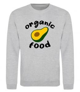 Свитшот Organic food avocado
