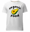 Чоловіча преміум футболка Organic food avocado Білий фото