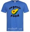 Мужская футболка Organic food avocado Ярко-синий фото