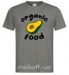 Чоловіча футболка Organic food avocado Графіт фото