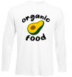 Лонгслів Organic food avocado Білий фото