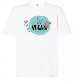 Футболка Оверсайз Vegan Белый фото