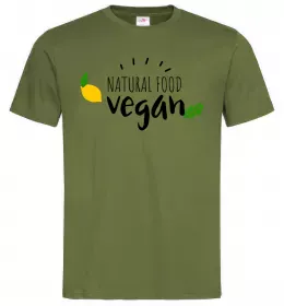 Мужская футболка Vegan Белый фото