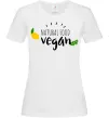 Жіноча футболка Natural food vegan lemon Білий Жіноча футболка Natural food vegan lemon Білий фото