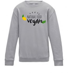 Дитячий світшот Natural food vegan lemon