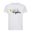 Дитяча футболка Natural food vegan lemon Білий фото