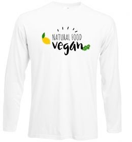 Лонгслів Natural food vegan lemon
