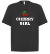 Футболка Оверсайз Cherry girl Черный фото