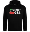 Жіноча толстовка (худі) Cherry girl Чорний Жіноча толстовка (худі) Cherry girl Чорний фото