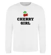 Світшот Cherry girl Білий фото