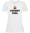 Жіноча футболка Cherry girl Білий фото