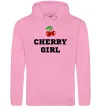 Женская толстовка (худи) Cherry girl Розовый фото