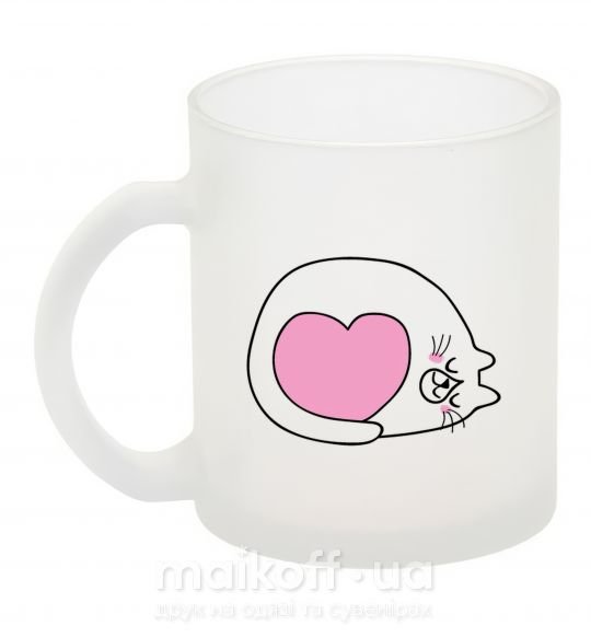 Чашка стеклянная Lovely kitten Фроузен фото