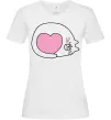 Жіноча футболка Lovely kitten Білий Жіноча футболка Lovely kitten Білий фото