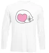 Лонгслив Lovely kitten Белый фото