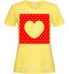Женская футболка Frame love Лимонный фото