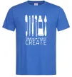 Чоловіча футболка Draw and paint create Яскраво-синій фото