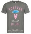 Чоловіча футболка Forever in love bottle Графіт фото