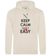 Мужская толстовка (худи) Keep calm design is not easy Таш фото