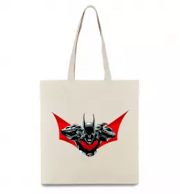 Эко-сумка Angry batman Бежевый фото