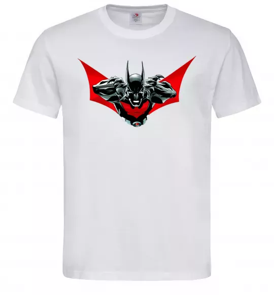 Мужская футболка Angry batman Белый фото