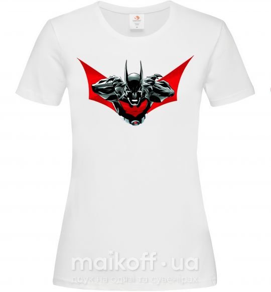 Женская футболка Angry batman Белый фото