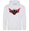 Мужская толстовка (худи) Angry batman Серый меланж Мужская толстовка (худи) Angry batman Серый меланж фото