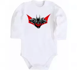Детский боди Angry batman Белый фото