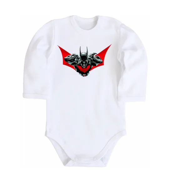Детский боди Angry batman Белый фото