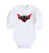 Детский боди Angry batman Белый фото