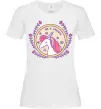 Женская футболка Be a unicorn Белый Женская футболка Be a unicorn Белый фото
