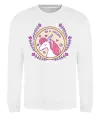Світшот Be a unicorn Білий Світшот Be a unicorn Білий фото