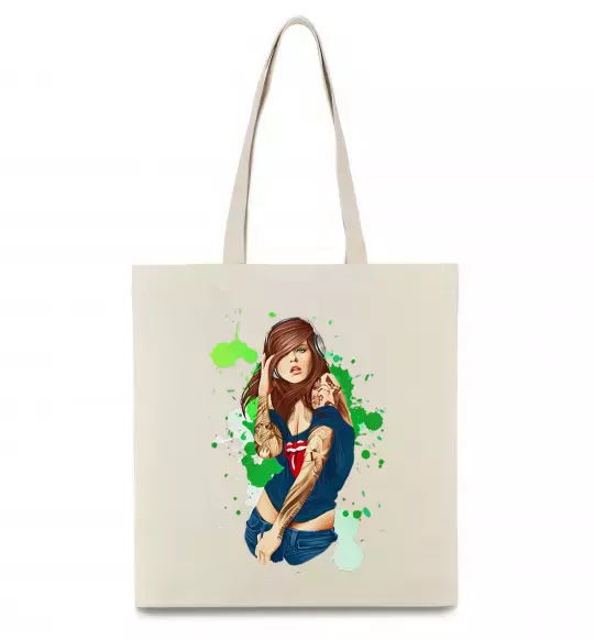 Эко-сумка Swag baby Бежевый фото