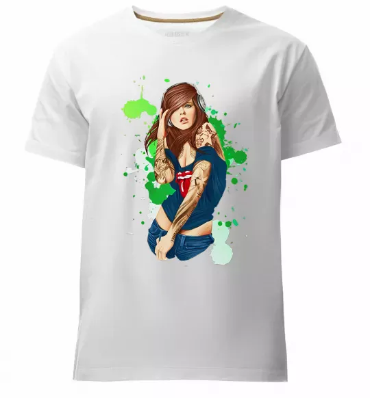 Чоловіча преміум футболка Swag baby Білий фото