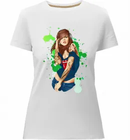 Женская премиум футболка