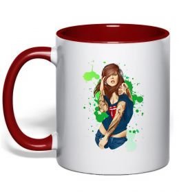 Чашка с цветной ручкой Swag baby