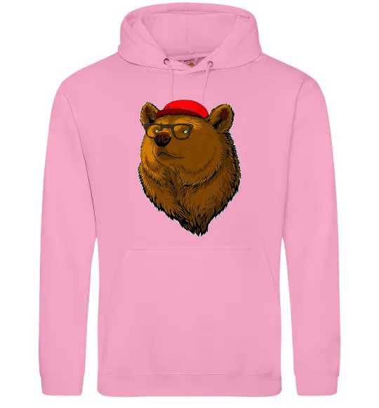 Чоловіча толстовка (худі) Swag bear Рожевий фото