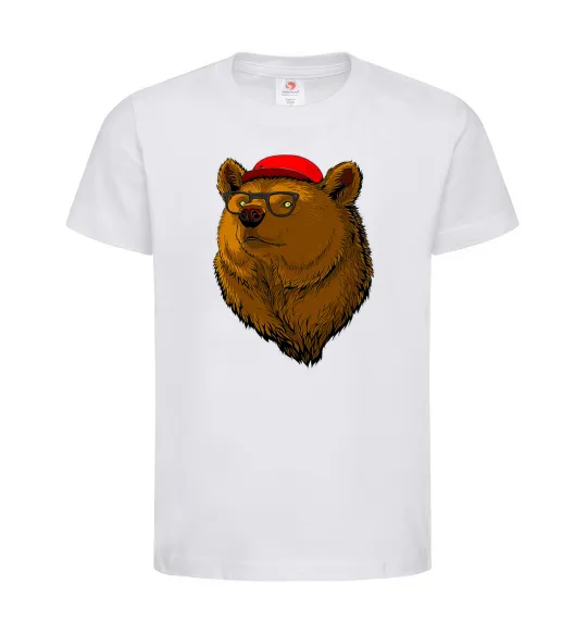 Дитяча футболка Swag bear Білий фото