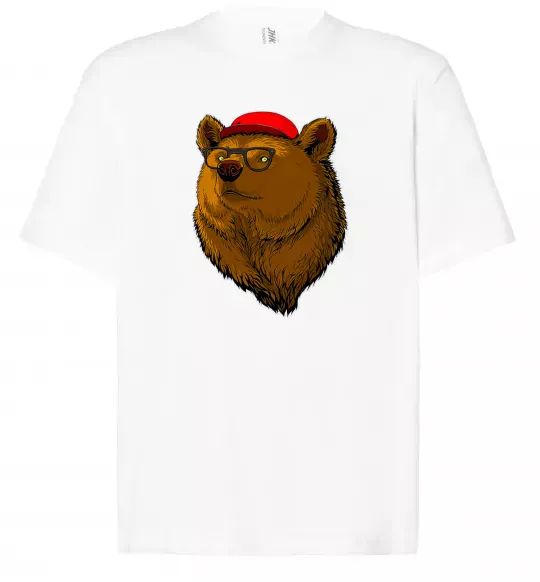 Футболка Оверсайз Swag bear Белый фото